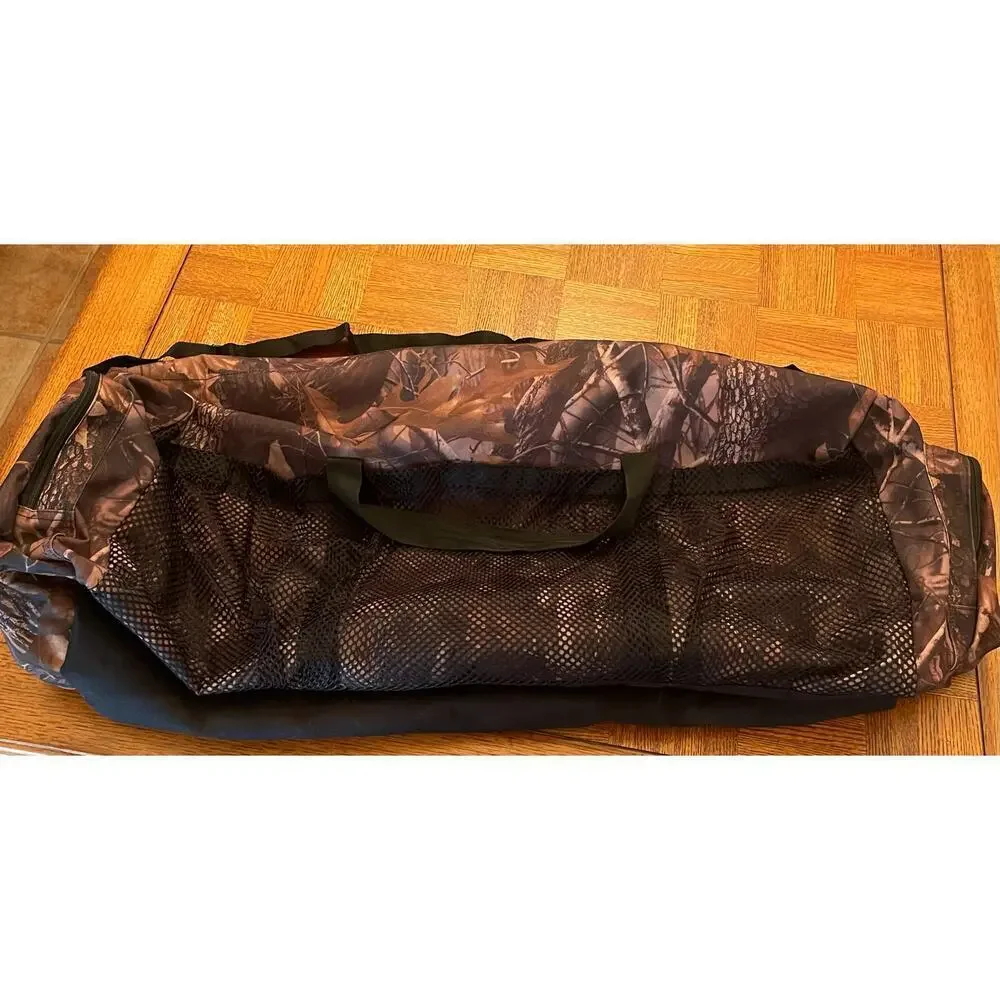 National Wild Turkey Federation NWTF Brown Camo XL Duffel Bag Hunting